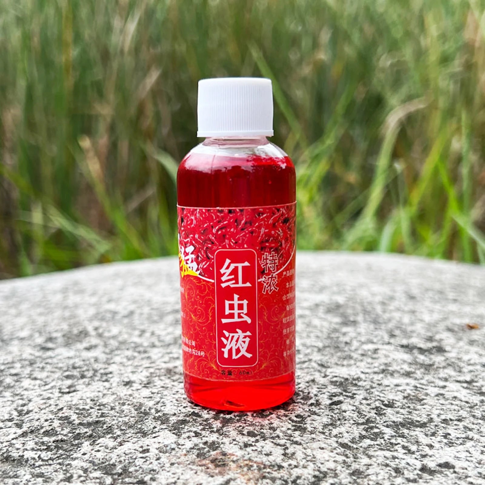 60ML Liquid Blood Worm Scent Fish Attractant Concentrated Red Worm Liquid Fish Bait Additive Perch Catfish Fishing Accessories Peaceful Pleasures Health and Wellness