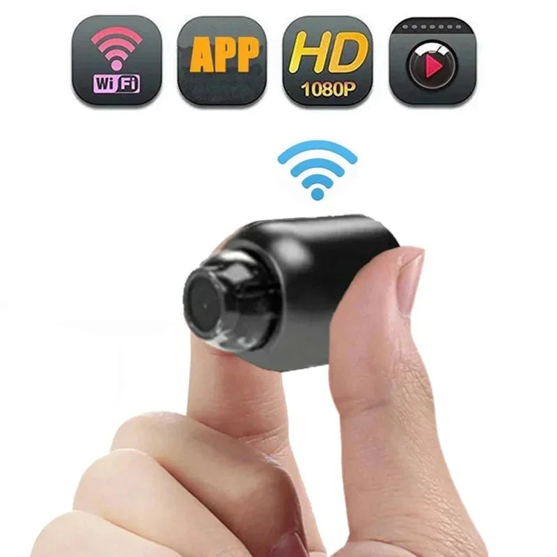X5 Mini WiFi Camera 1080P HD Night Vision Security Cam 140° Wide Angle Motion Detect Remote View Audio Video Recorder Smart Home Peaceful Pleasures Health and Wellness