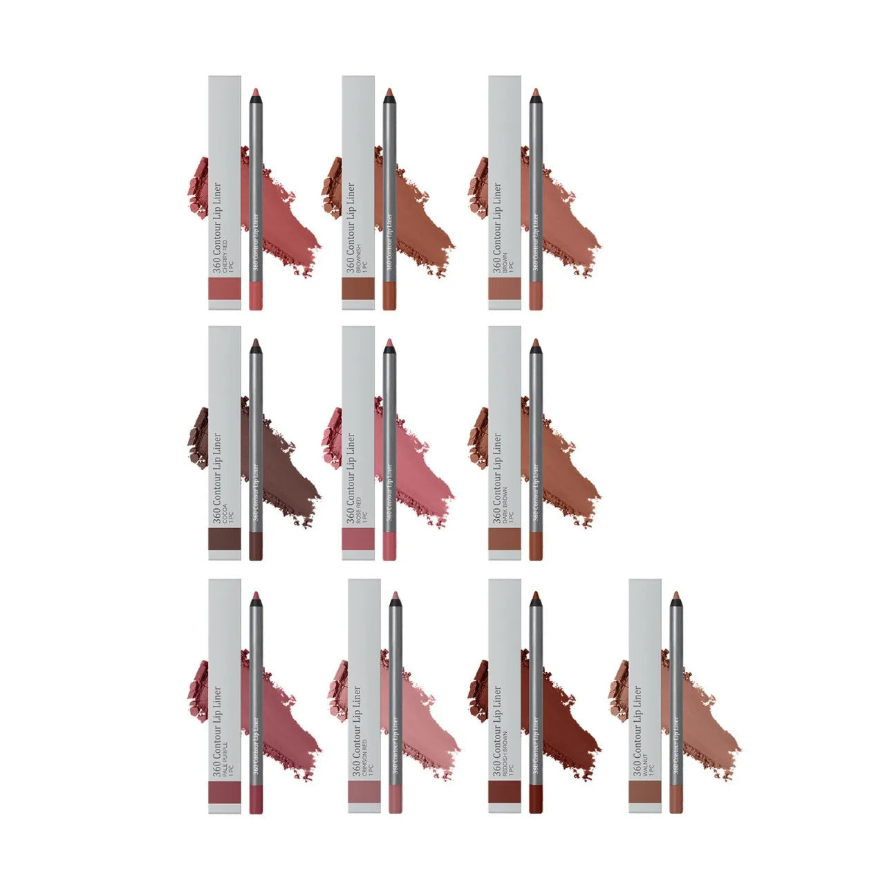Perfect Multi Color Lipliner Pencil Matte Texture Smooth Drawing Lasting Wear Define Lip Outline Lip Liner Pens Series Lipstick Peaceful Pleasures Health and Wellness