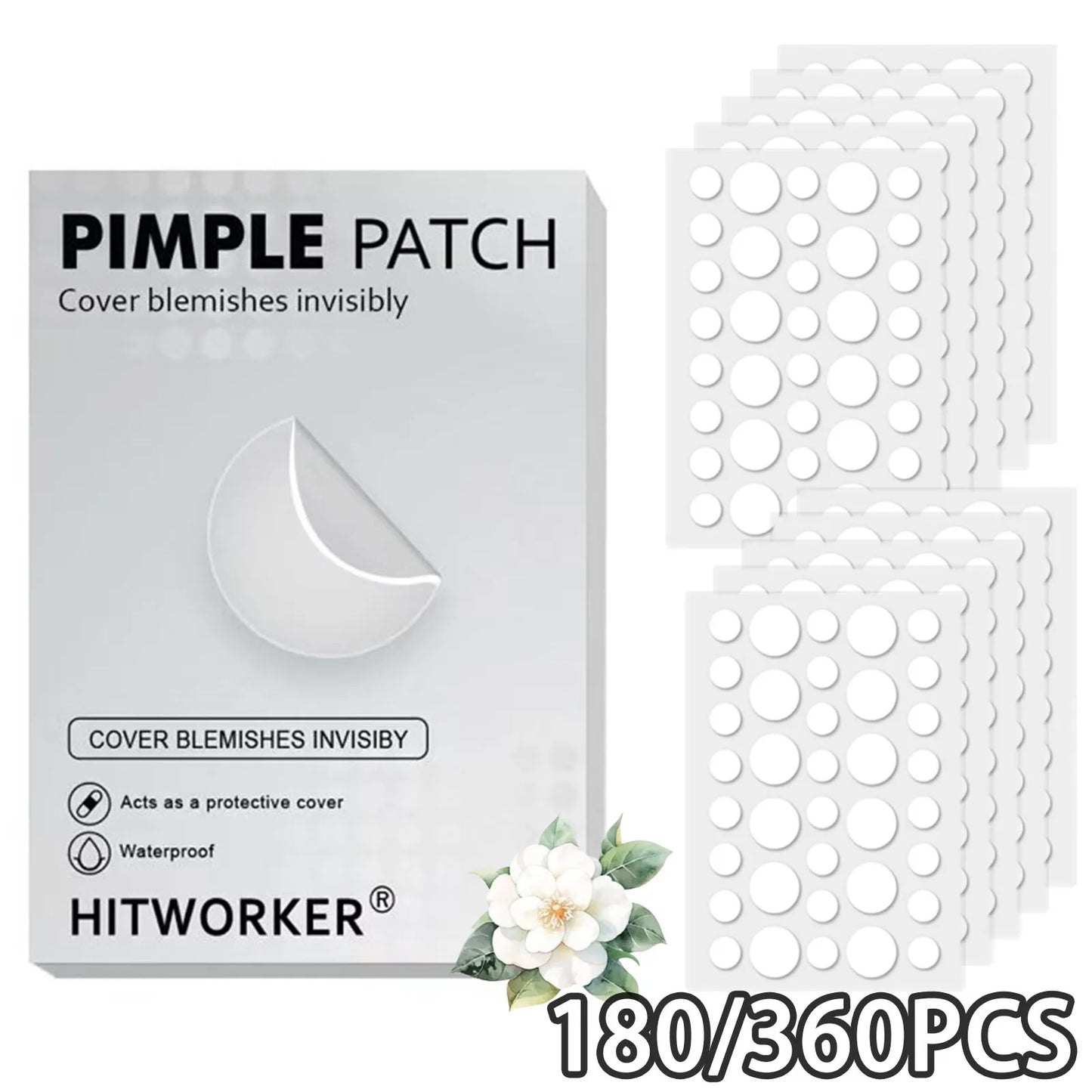 Hydrocolloid Acne Patches – Invisible & Waterproof | All Skin
