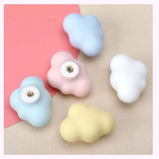 1pc Children's Furniture Handles Nordic Ceramic Children Room Cabinet Handles Macaron Colorful Round Drawer Knobs And Pulls Peaceful Pleasures Health and Wellness