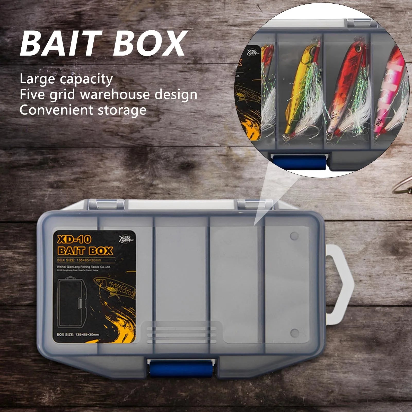 Multifunctional Fishing Tackle Boxes Ergonomic Design Space Saving Bag for Travel Freshwater Fishing Peaceful Pleasures Health and Wellness