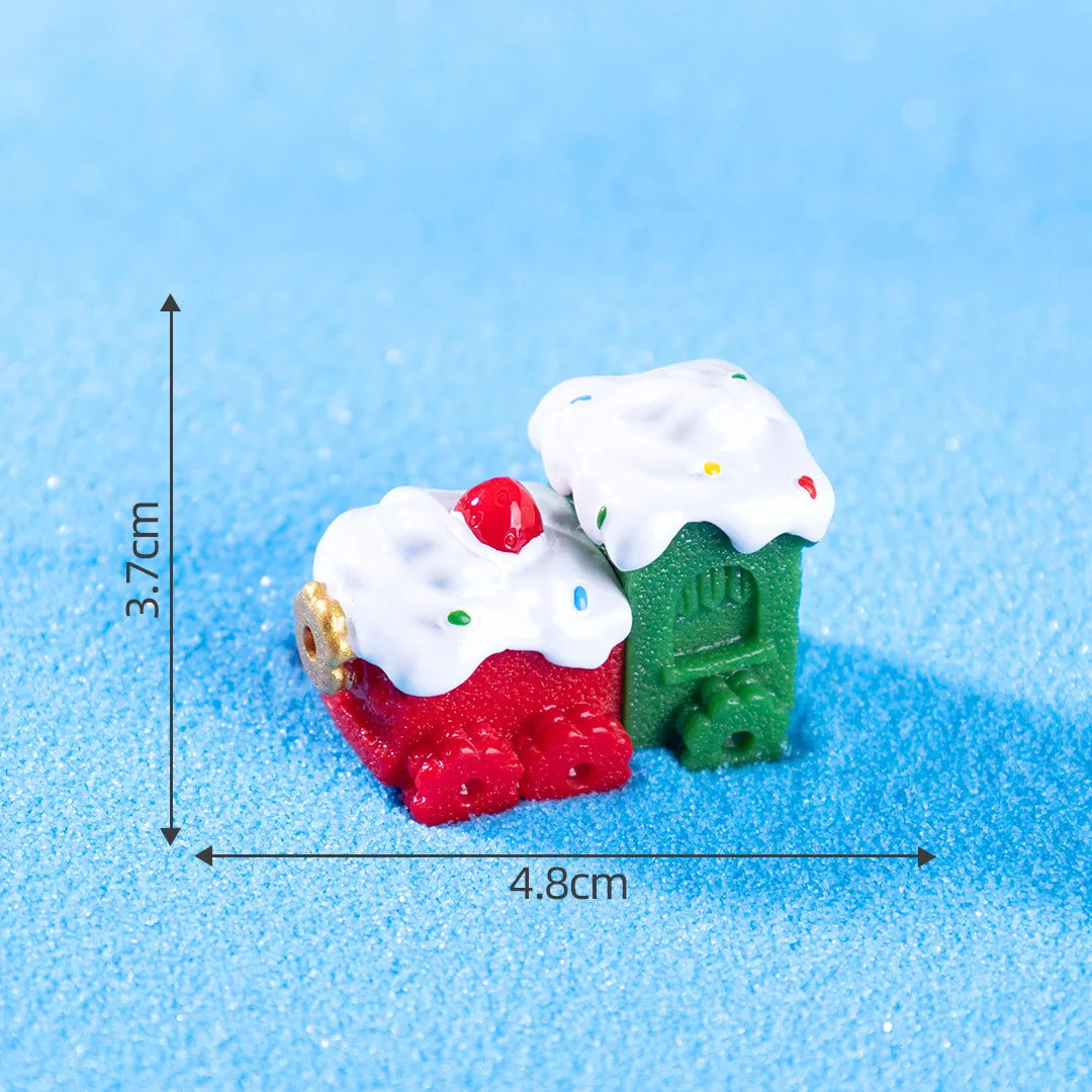 Mini Christmas Resin Ornament – Santa, Snowman & Holiday Décor