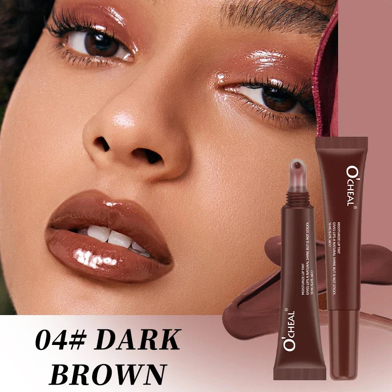 O'Cheal 5-Color Glass Gel Lip Gloss – Hydrating & Long-Lasting