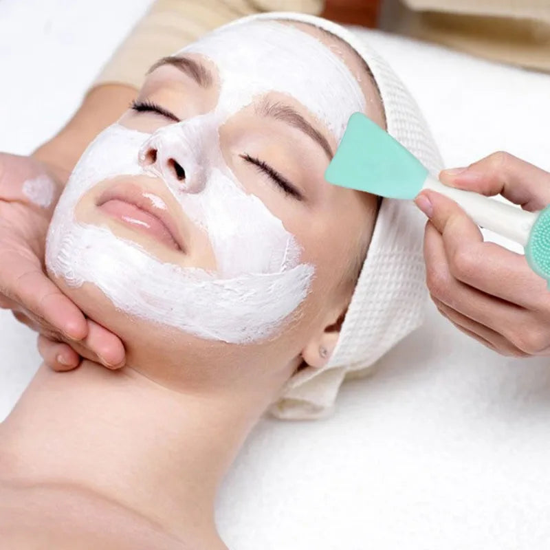 Silicone Facial Cleansing Brush & Mask Spatula | Multi-Head