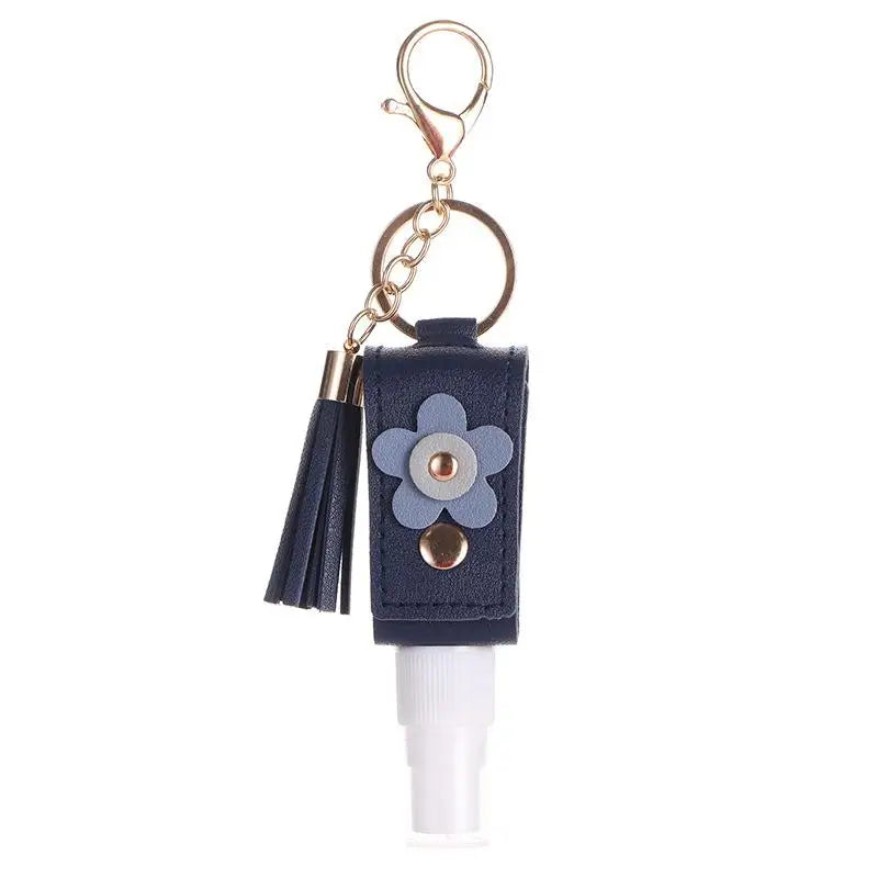 30ml Refillable Spray Bottle Keychain | Faux Leather & Tassel