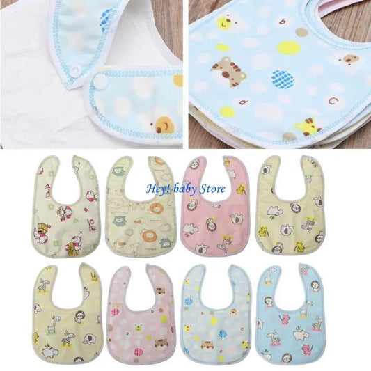 Baby Bandana Drool Bibs | Soft Cartoon Triangle Saliva Towel 1–3Y Baby Bandana Bib Peaceful Pleasures Health and Wellness for One Size CN