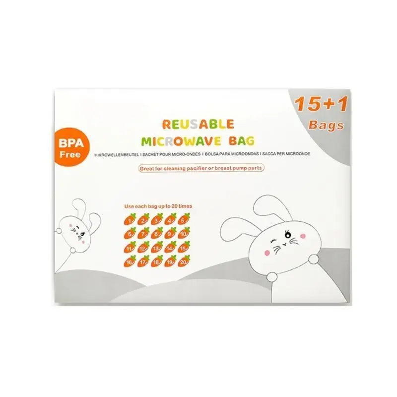 Microwave Sterilizer Bags for Baby Bottles & Breast Pumps