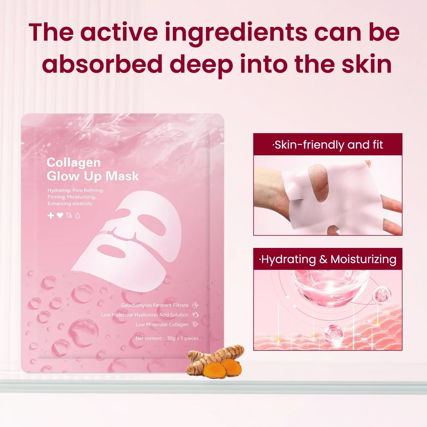 Calci-Protein & Hyaluronic Acid Gel Mask – Firming & Hydrating