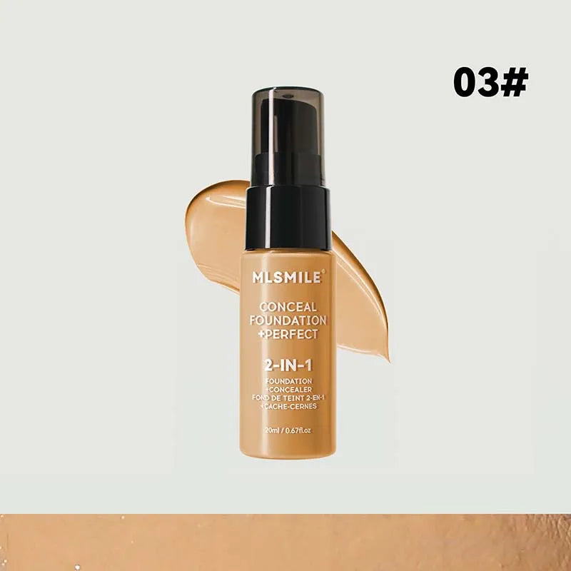 Matte BB Cream Foundation – Full Coverage Oil-Control Waterproof