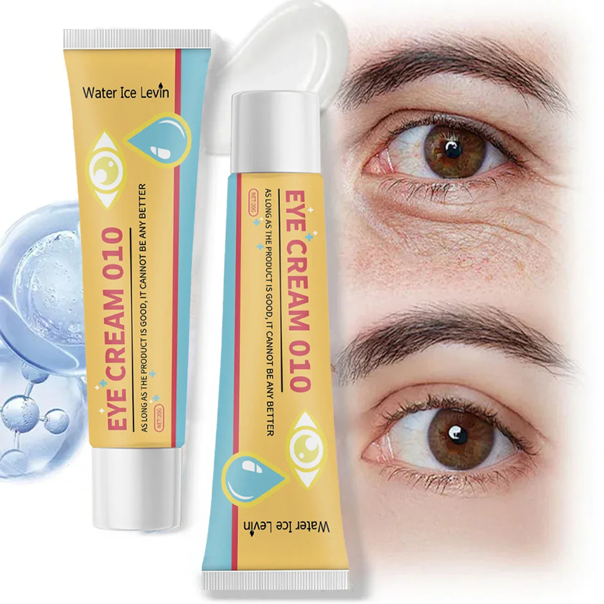Retinol & Hyaluronic Acid Eye Cream – Anti-Aging & Dark Circles