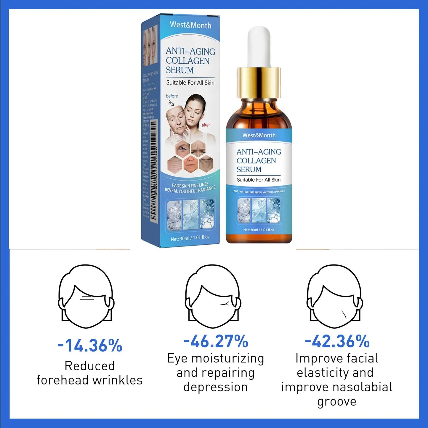 Collagen Face Serum – Anti-Aging, Firming & Brightening 30ml