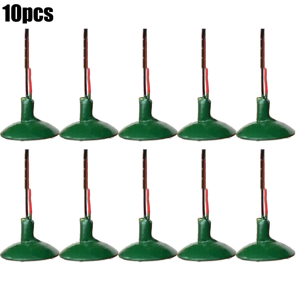 10pcs HO/OO Scale LED Street Lamp Posts | Model Railway Scenery