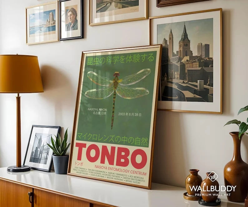 Japanese Dragonfly Tonbo Canvas Wall Art Print | Home Decor