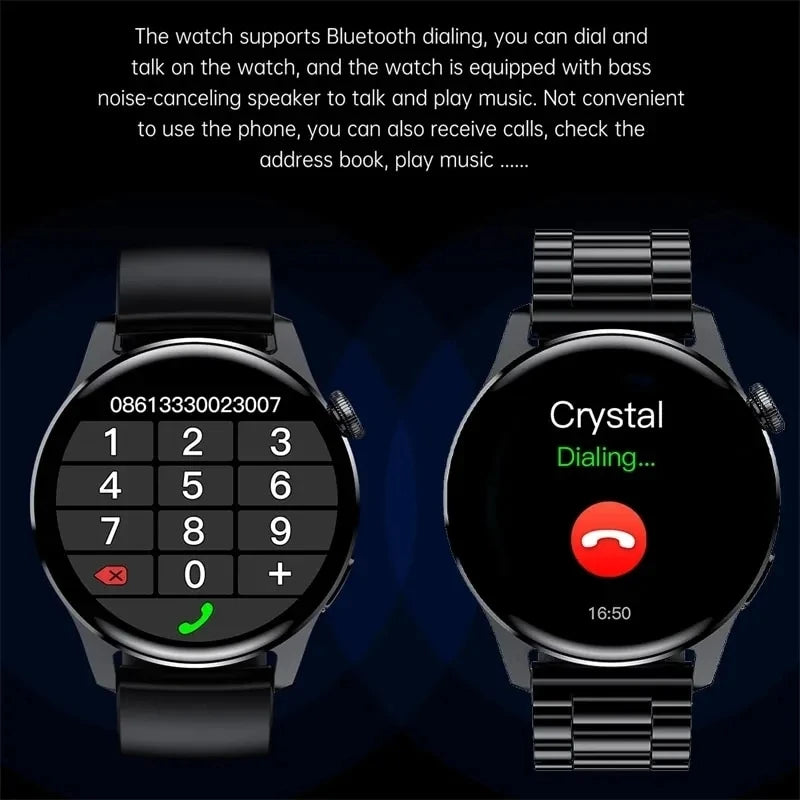 2024 New SmartWatch for Men Women Watches Amoled Bluetooth Call Sport IP67 Waterproof Heart Rate Sleep Smart Watch Pk Watch3 Pro Peaceful Pleasures Health and Wellness