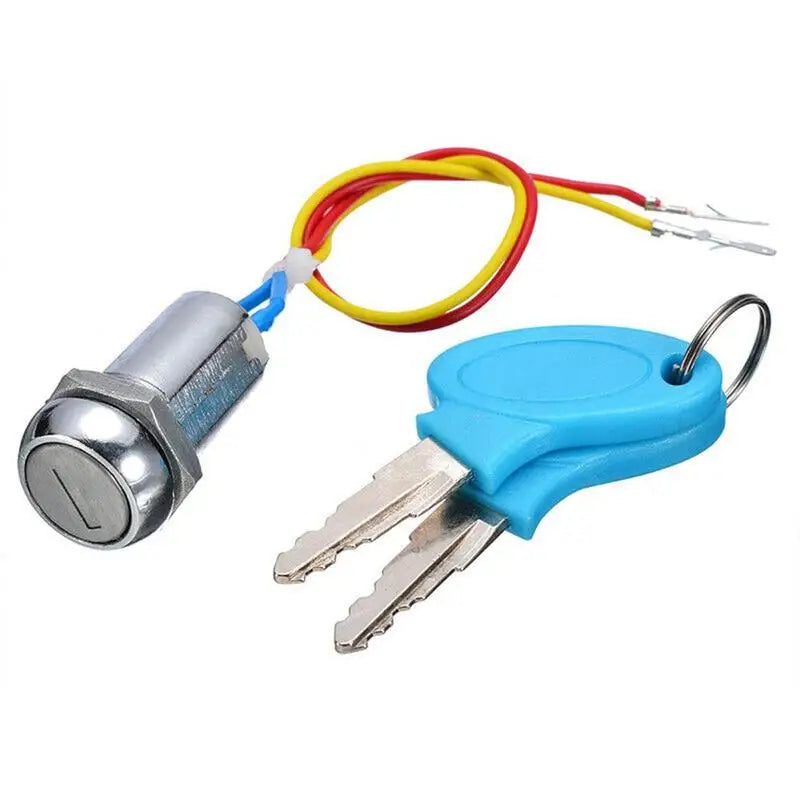 New Arrival 1 Set 2 Wire Key Ignition Switch Lock Motorcycle Go Kart Scooter Bike Switches For Motorcycle Electrical System Peaceful Pleasures Health and Wellness A