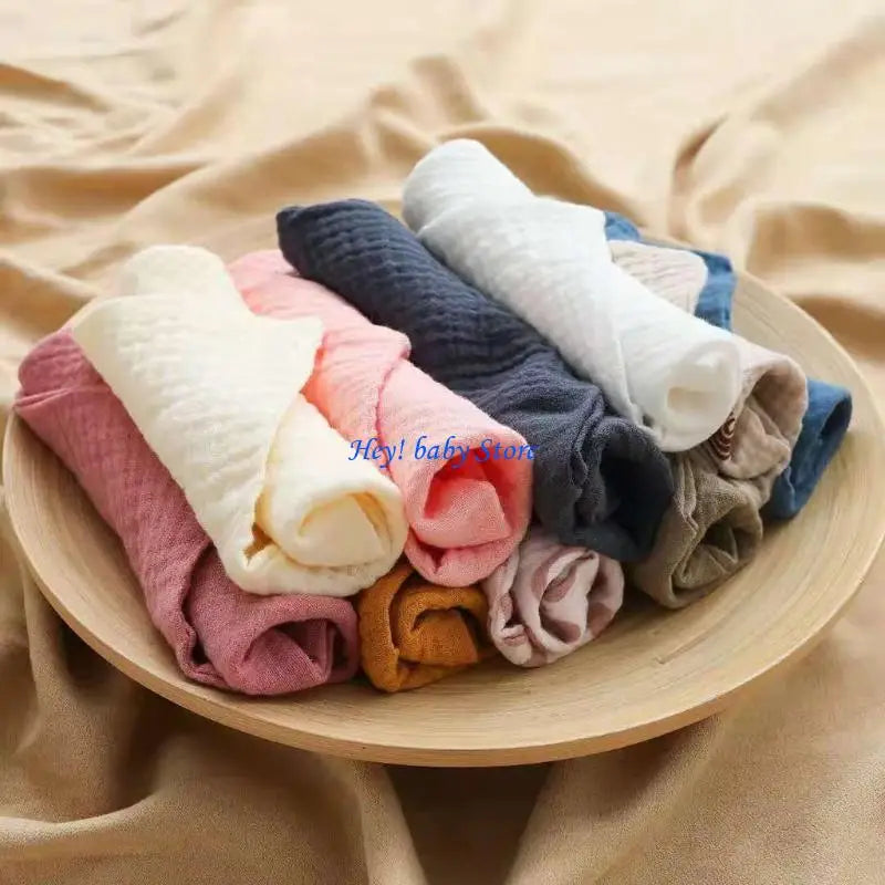 5-Pack Baby Soft Cotton Washcloths | Infant Face & Hand Towels