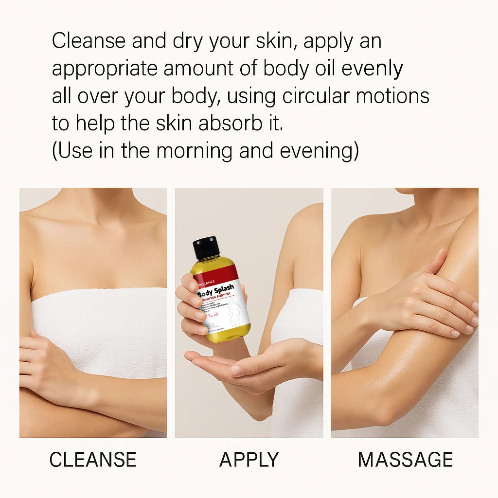 SAUVASINE Hydrating Body Oil – Berry, Vanilla & Citrus Scent