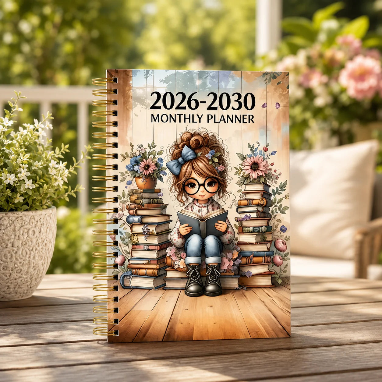 2026 2030 Five Year Planner Spiral Notebook Goal Tracking Journal Men