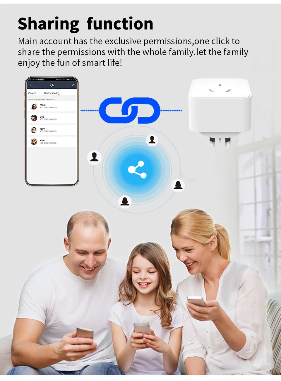 WiFi Smart Socket Power Strips AU Plug Multi-Function Intelligent Outlet with Wireless Remote And Alexa Timing Support Peaceful Pleasures Health and Wellness