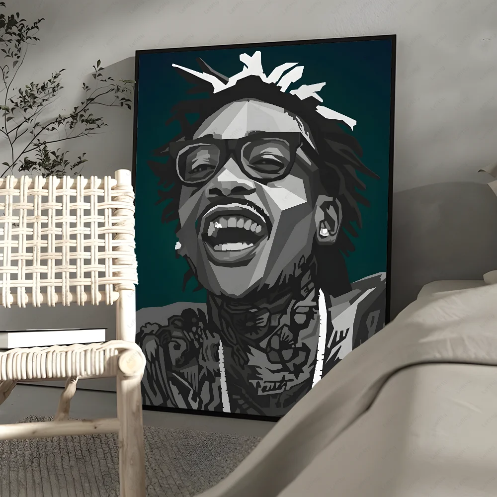 Art W-Wizs Khalifas Poster Wall Art Painting Study Nordic Home Decor Peaceful Pleasures Health and Wellness