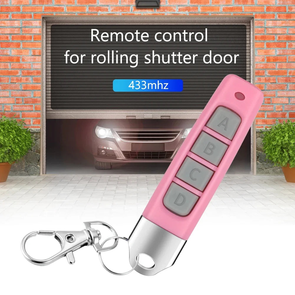 433MHz Remote Control Car Key Garage Door Opener Remote Control Duplicator Clone Cloning Code 4key Wireless Controller Receiver Peaceful Pleasures Health and Wellness