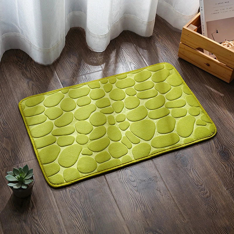 Super Absorbent Non-Slip Bath Mat | Soft Coral Fleece Rug