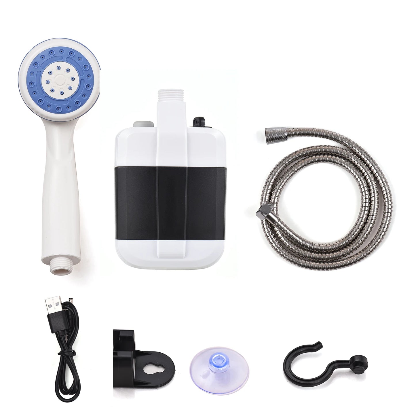 Outdoor USB Rechargeable Electric Shower Pump Portable Camping Car