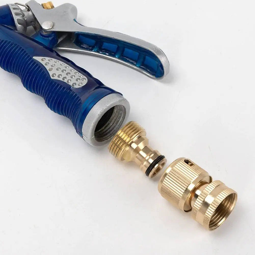 1PCS Brass Garden Hose Quick Connect Fitting3/4" Water Hose Connector Male Female Threads Universal Hose Adapter for Watering Peaceful Pleasures Health and Wellness
