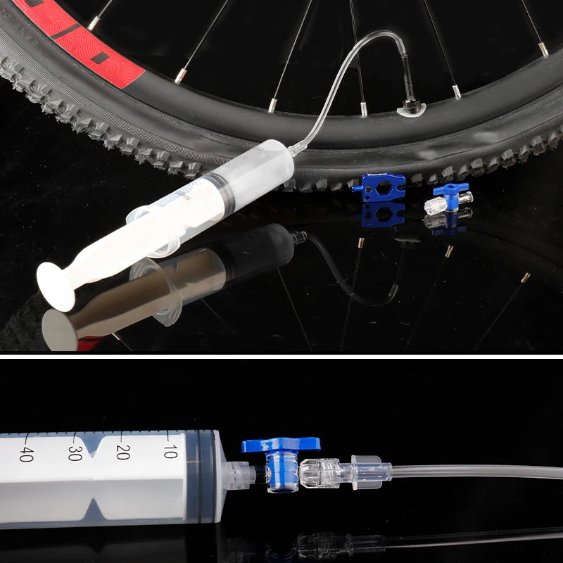 60ml Tubeless Tire Sealant Syringe | MTB Bicycle Repair Tool Bicycle Repair Tool Peaceful Pleasures Health and Wellness