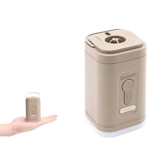 Outdoor Camping Air Pump Convenient Compact High-power Air Extraction Pump Lighting Multi-functional Air Pump Cylinder Peaceful Pleasures Health and Wellness