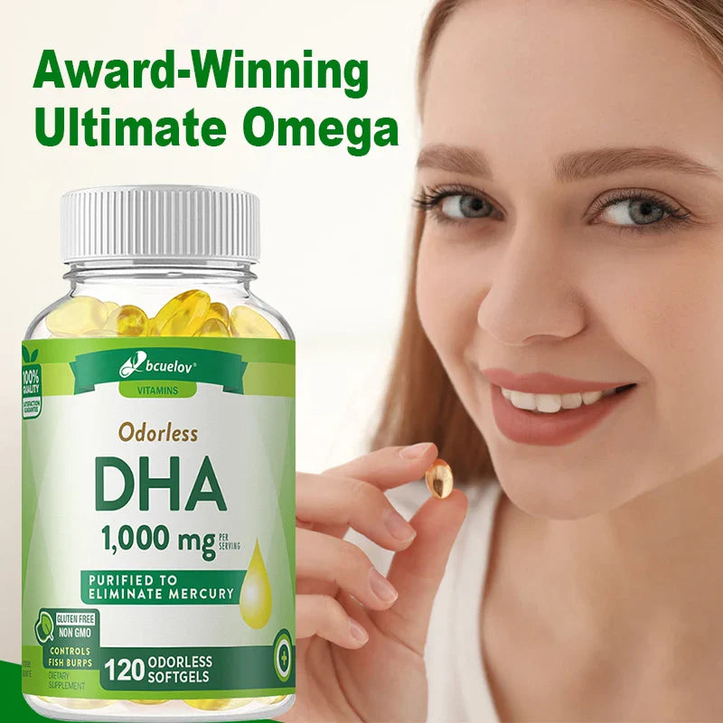 Bcuelov High Potency DHA Capsules – Brain & Cognitive Support