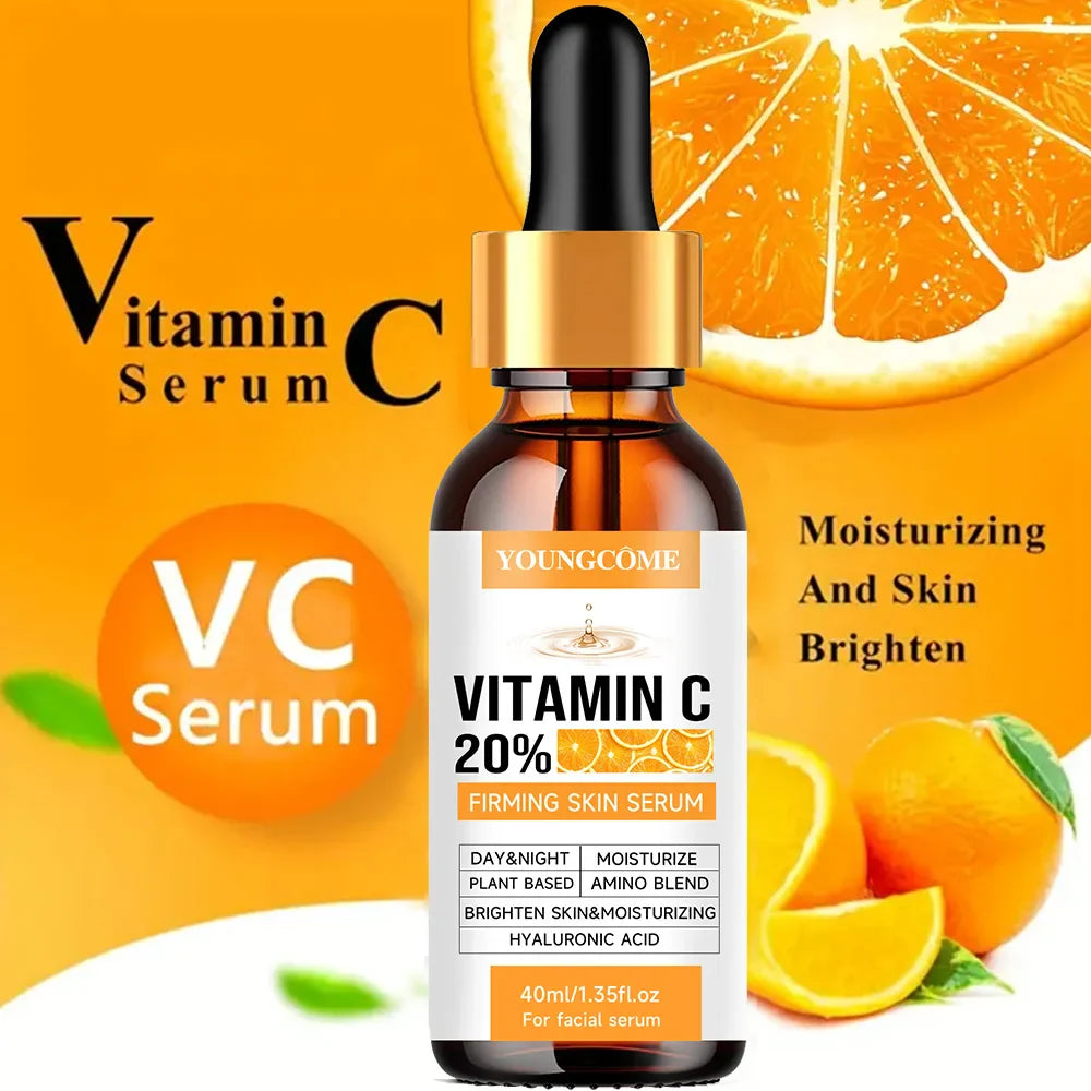 YOUNGCOME 20% Vitamin C Face Serum – Hyaluronic Acid & Retinol