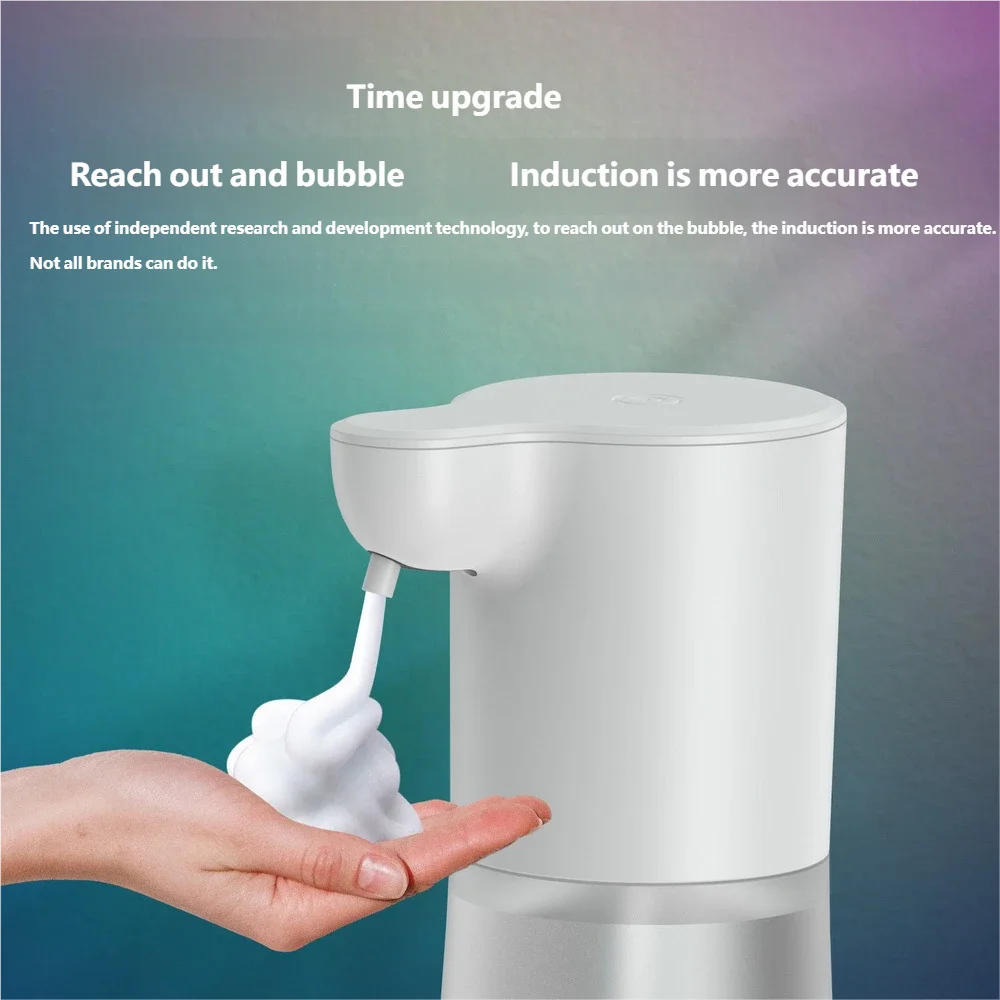 HOMEFISH Smart Sensor Automatic Soap Dispenser 350ml USB Charging Contactless Soap Foam Dispenser Hand Sanitizer Machine Peaceful Pleasures Health and Wellness