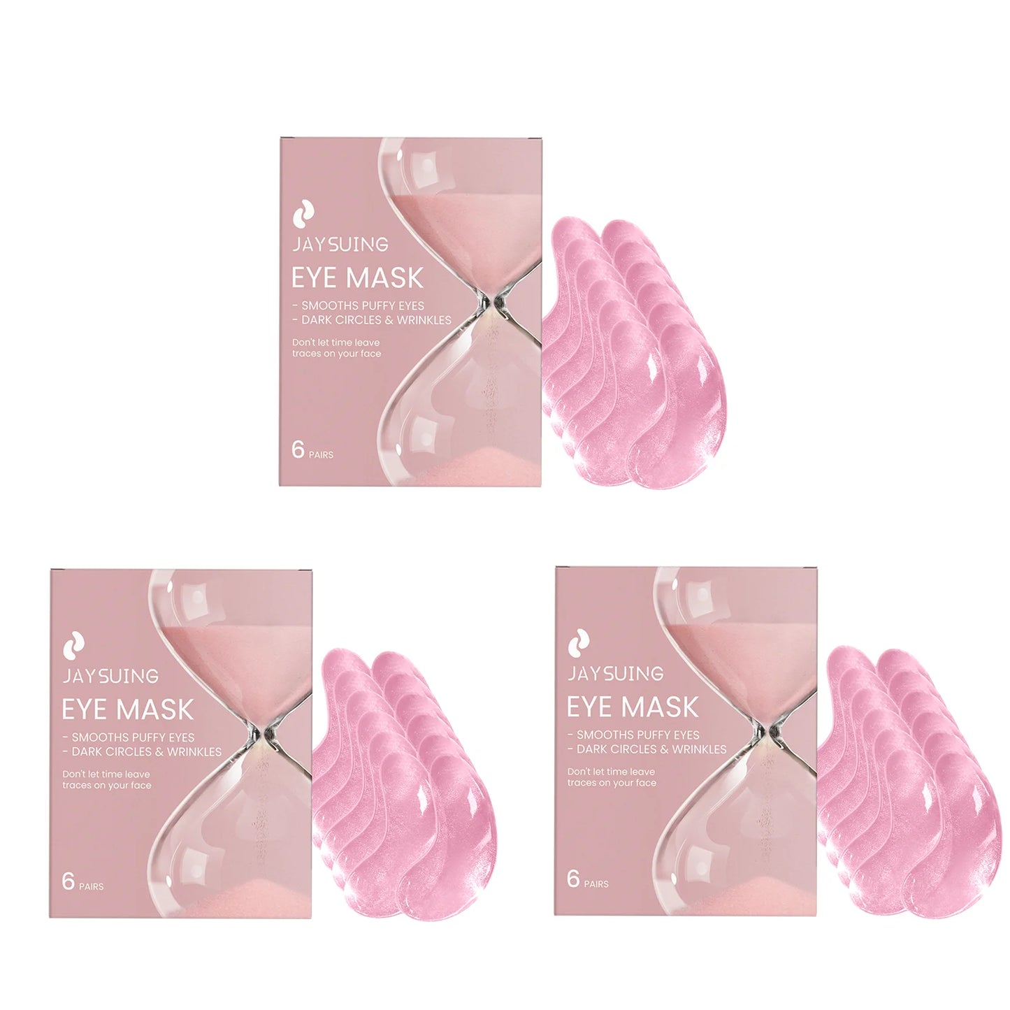 Jaysuing Hyaluronic Acid Eye Patches – Moisturizing | 6 Pairs