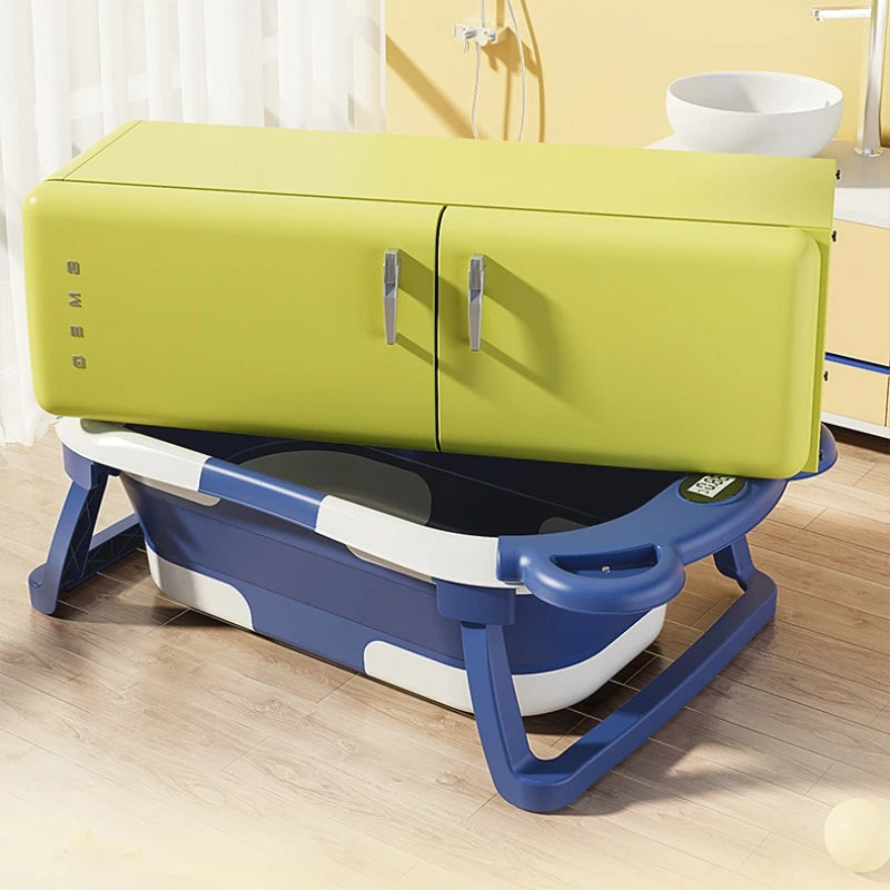 Intelligent temperature sensing baby folding bathtub, pet bathtub, cat specific bathtub, cat and dog bath, cute and fun bathtub Peaceful Pleasures Health and Wellness