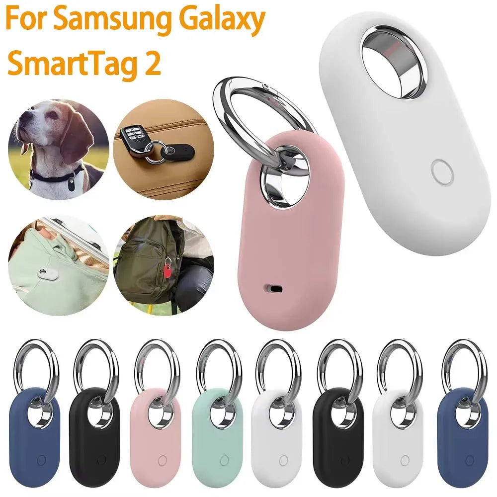 Samsung Galaxy SmartTag2 Silicone Case Cover & Keychain Peaceful Pleasures Health and Wellness