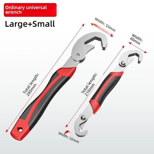 Multipurpose Adjustable Wrench – Quick-Adjust Jaw for Plumbing Adjustable Wrench Peaceful Pleasures Health and Wellness
