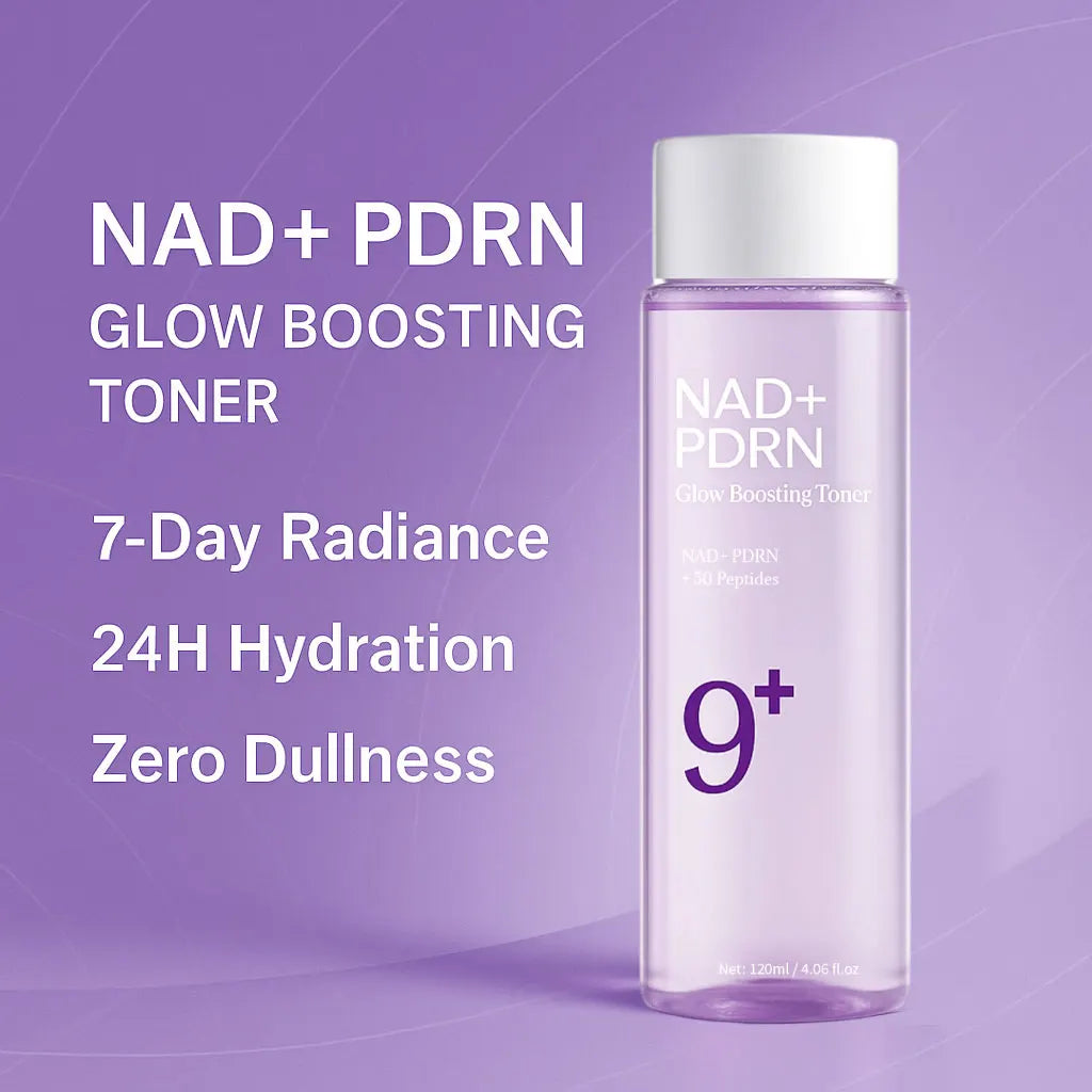 NAD+PDRN Glow Boosting Toner, PDRN Capsule Cream 100, Brighten Skin Tone, PDRN Glowing Moisturizer Set, Korean skincare Peaceful Pleasures Health and Wellness