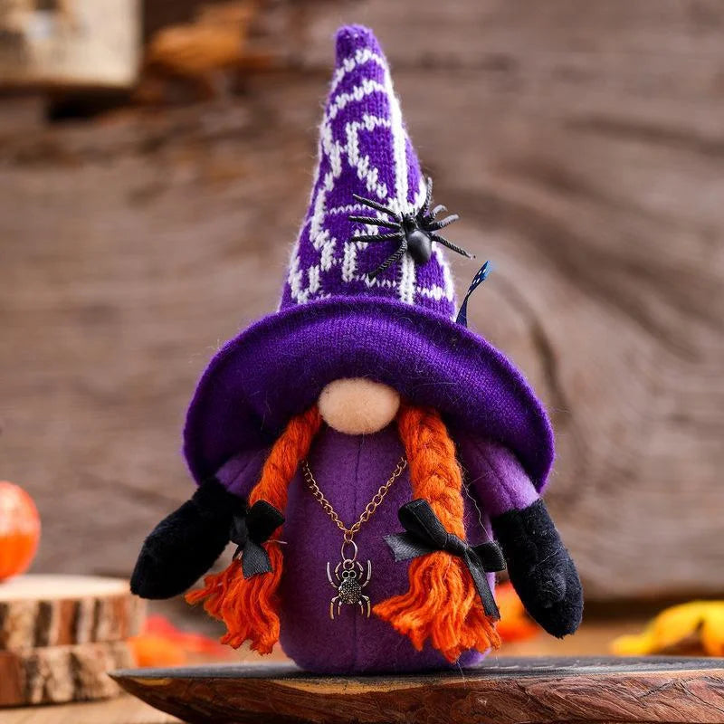 Cute Spider Gnome Plush Doll Vampire Halloween Home Party Decoration
