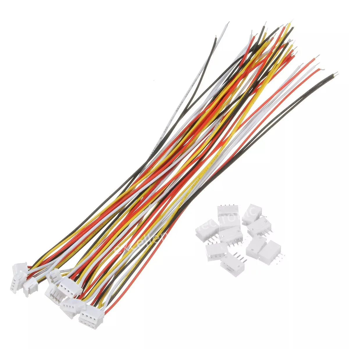 100 Sets JST ZH 1.5mm 4-Pin Female Connector Plug with Wire and Male Connector Peaceful Pleasures Health and Wellness 100 mm