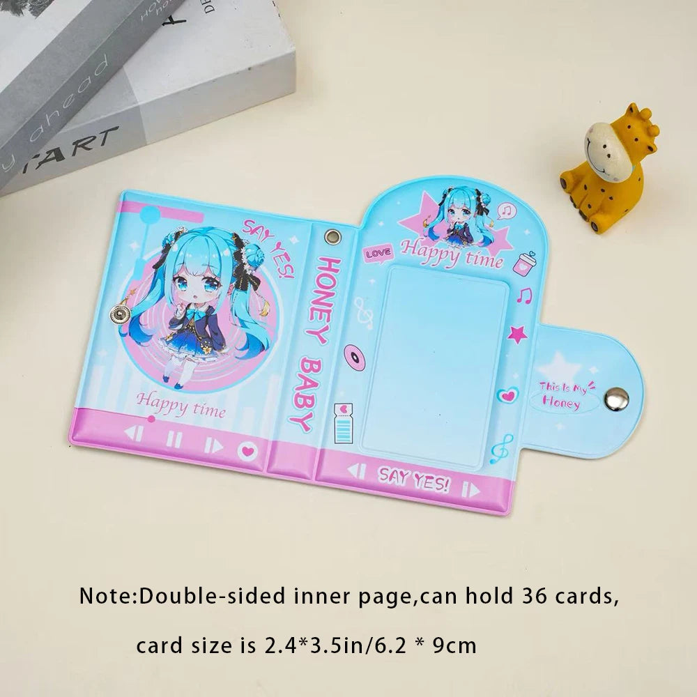 Anime 3-inch Photo Credit Card Album Starchase Edu Small Storage Mini