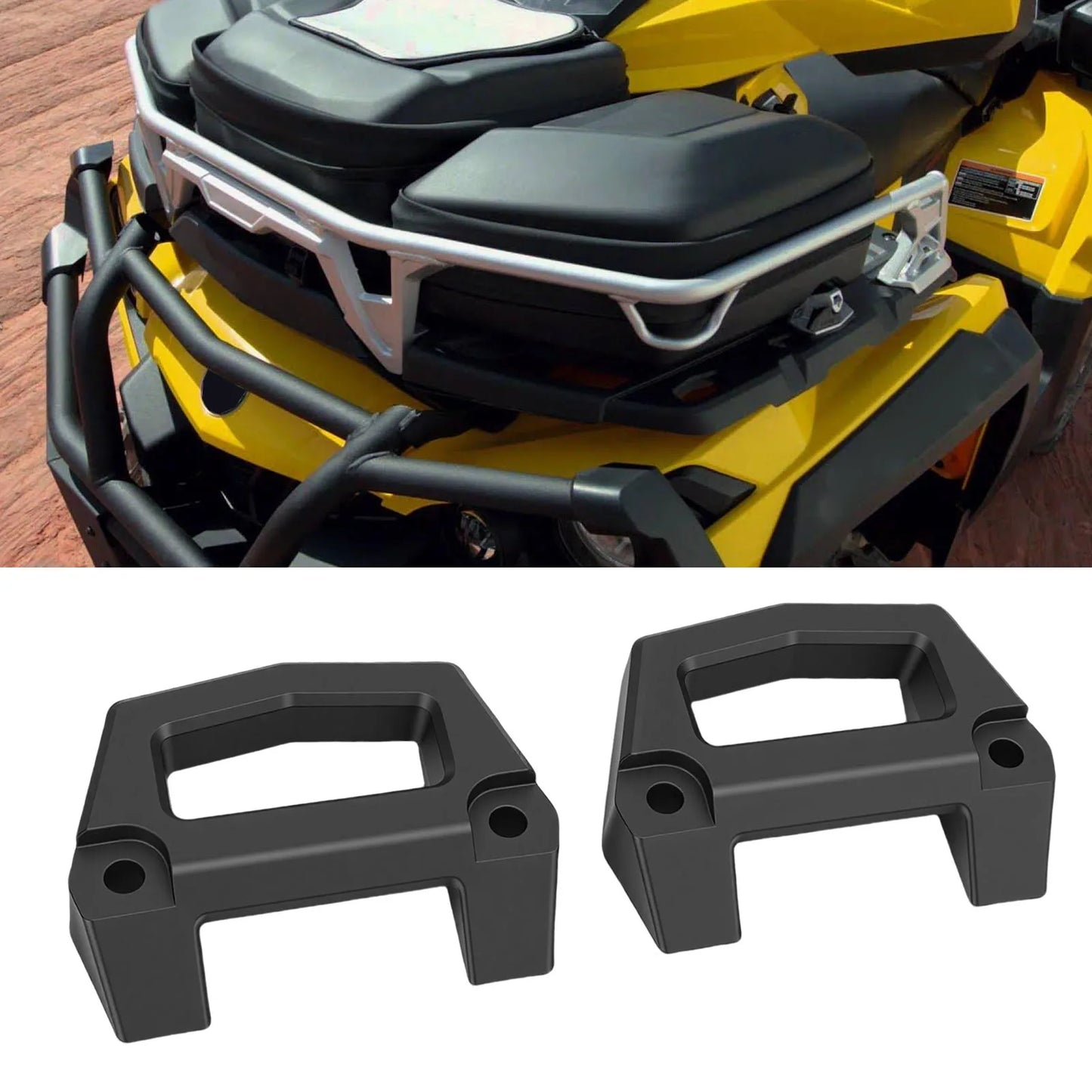 Ski-Doo Snowmobile Luggage Rack Base Kit OEM 860201806 – 2pc
