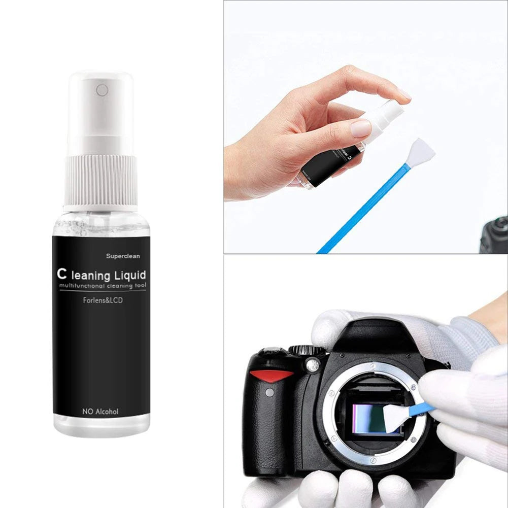 7-47PCS Camera Cleaner Kit DSLR Lens Digital Camera Sensor Cleaning Set for Sony Fujifilm Nikon Canon SLR DV Cameras Clean Kit Peaceful Pleasures Health and Wellness