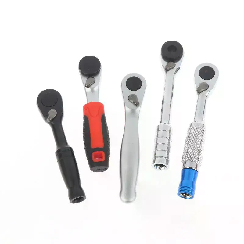 72-Tooth Mini Ratchet Wrench 1/4 Inch Reversible Magnetic Tool