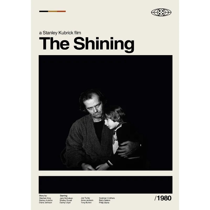 The Shining Horror Movie Canvas Wall Art Poster | Unframed Print