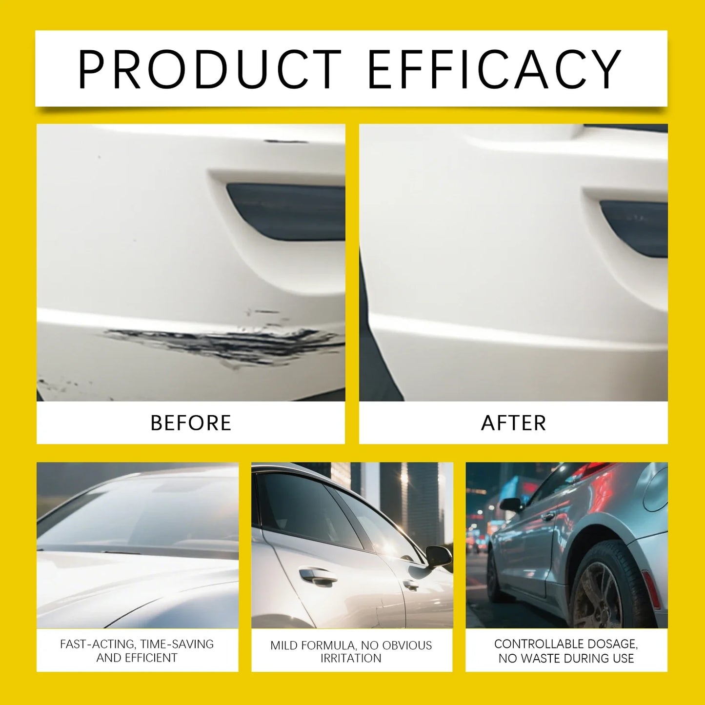 Car Scratch Remover Kit – Ceramic Formula & Nano Cloths