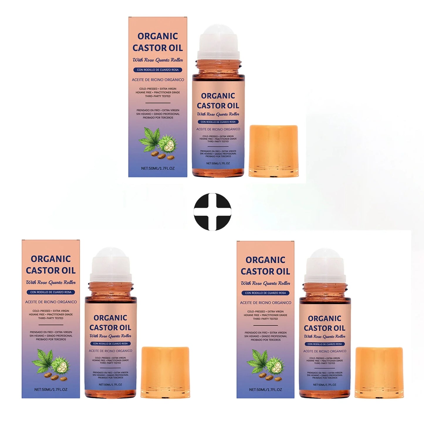 Castor Oil Roller Ball – Firming Brightening Moisturizing Body Oil