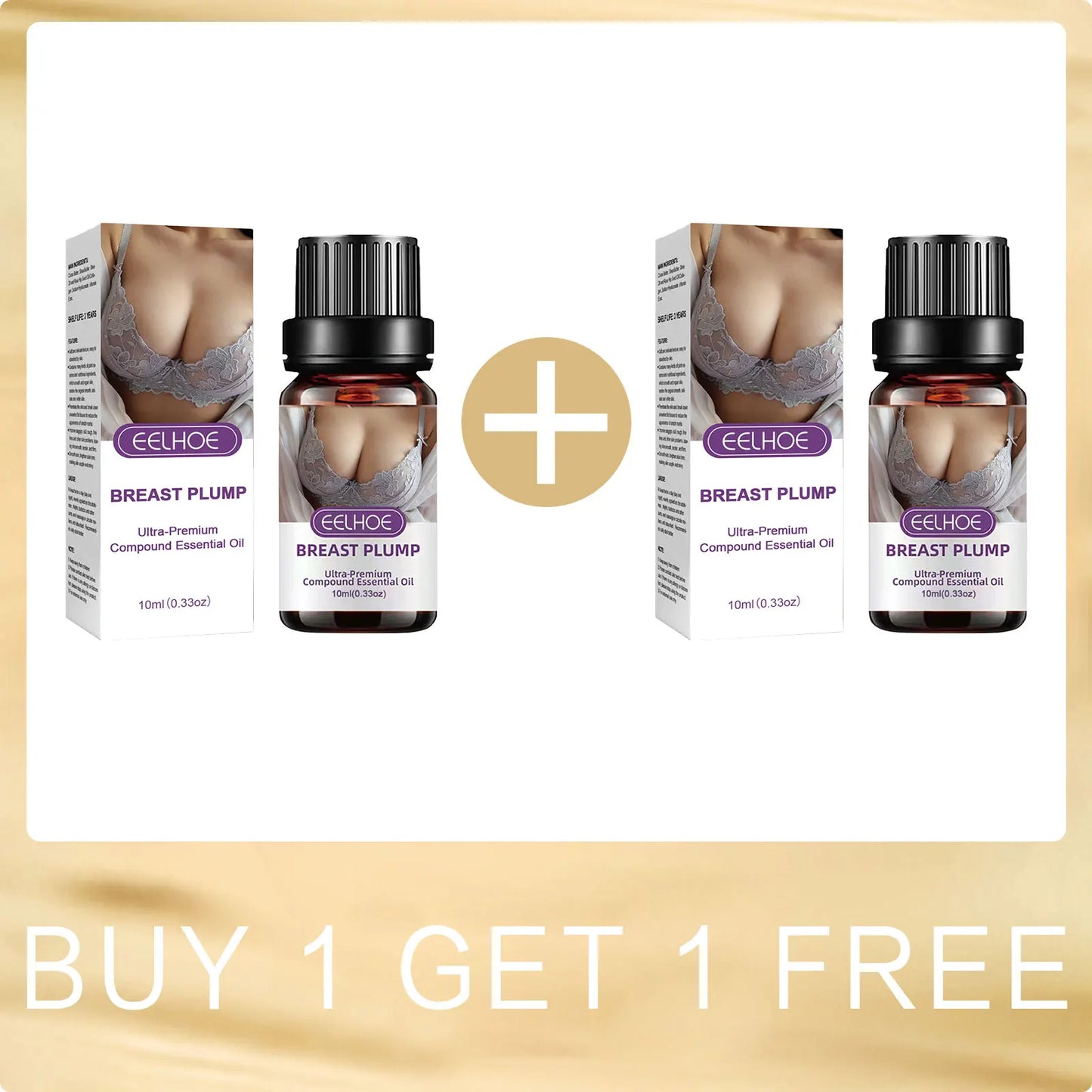 EELHOE Breast Firming & Lifting Massage Oil – Natural Plant Formula, 10ml Body Oil Peaceful Pleasures Health and Wellness Buy 1 for 1 Free