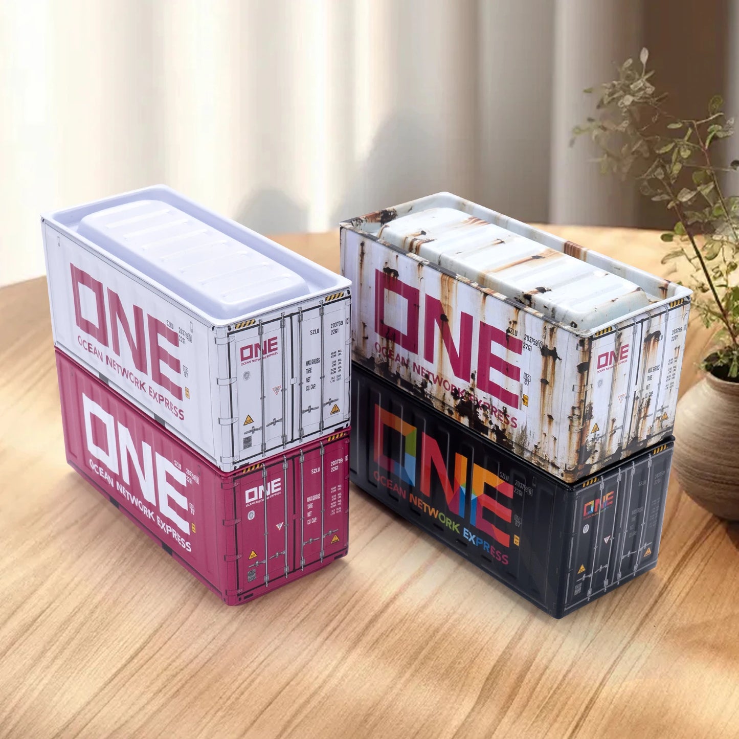 Mini Iron Storage Box Creative Decoration Collect Small Item